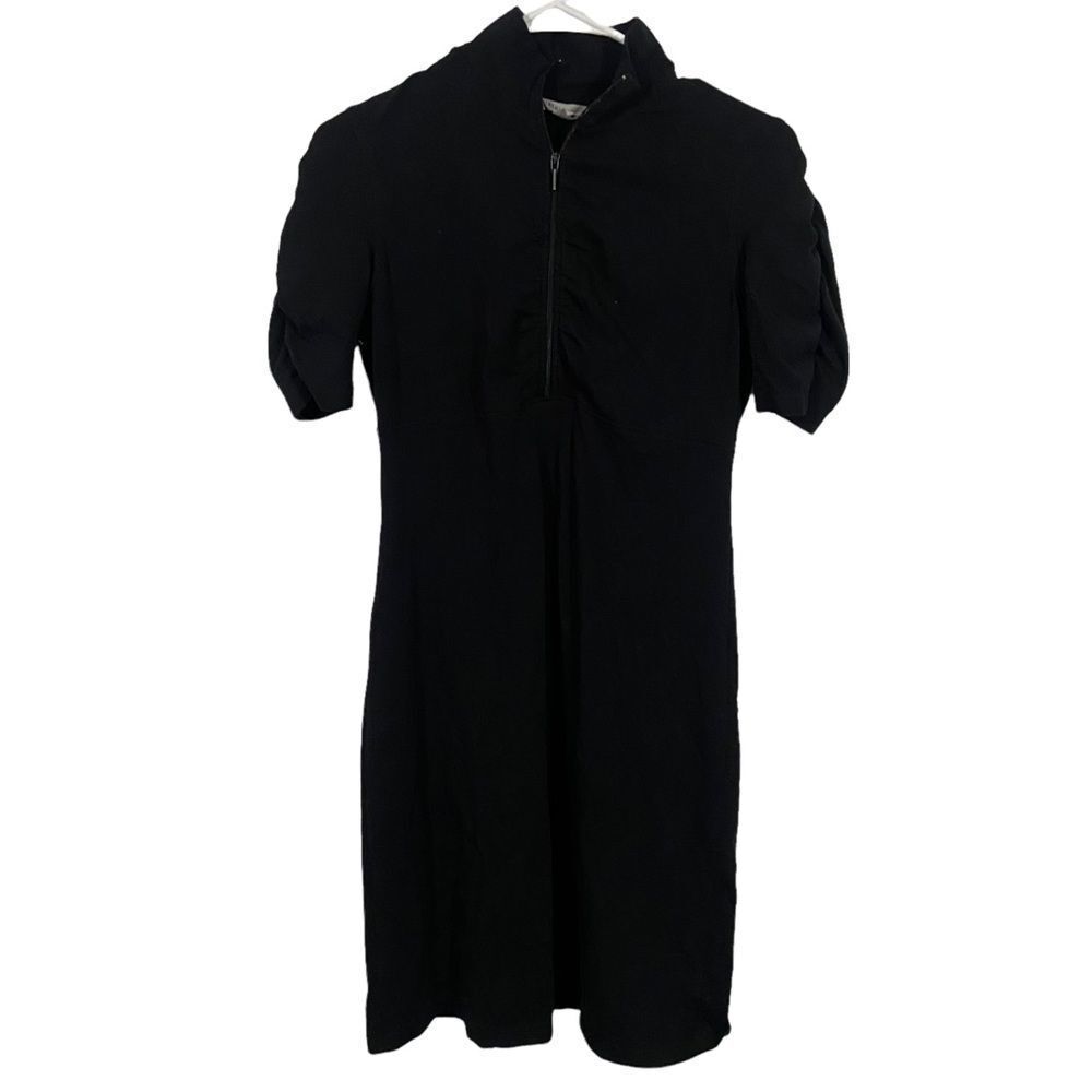 Athleta Black Midi Length Casual Athletic Dress